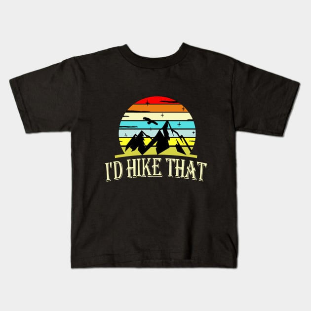 hiking Kids T-Shirt by khalid12